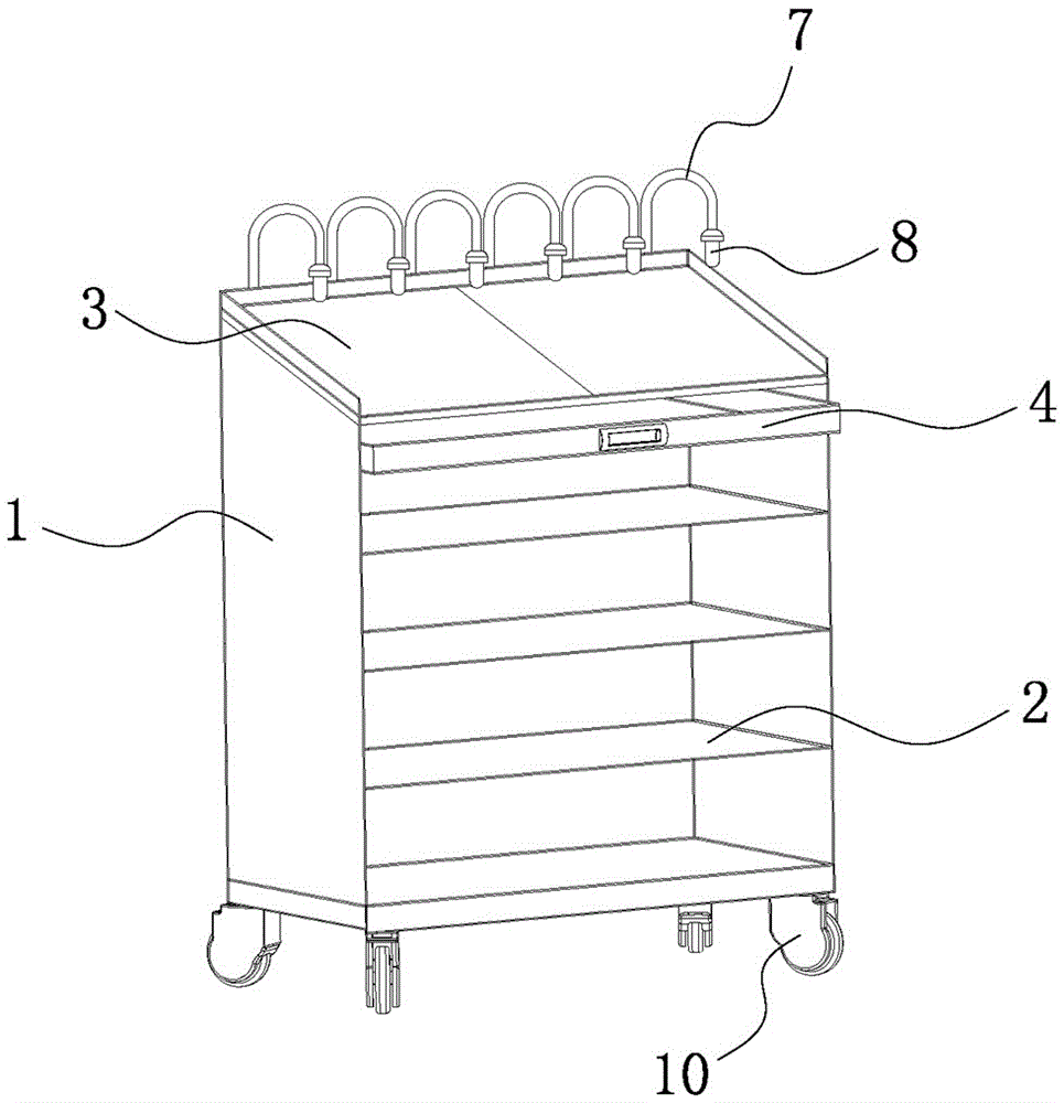 Heating deodorant shoe cabinet