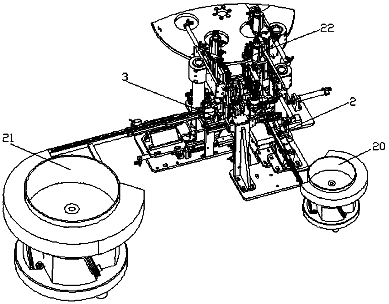 Full-automatic automobile valve assembly machine