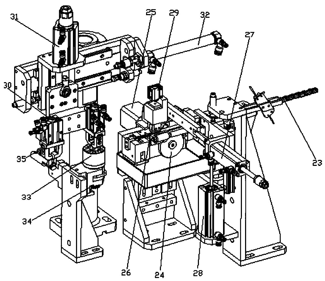 Full-automatic automobile valve assembly machine