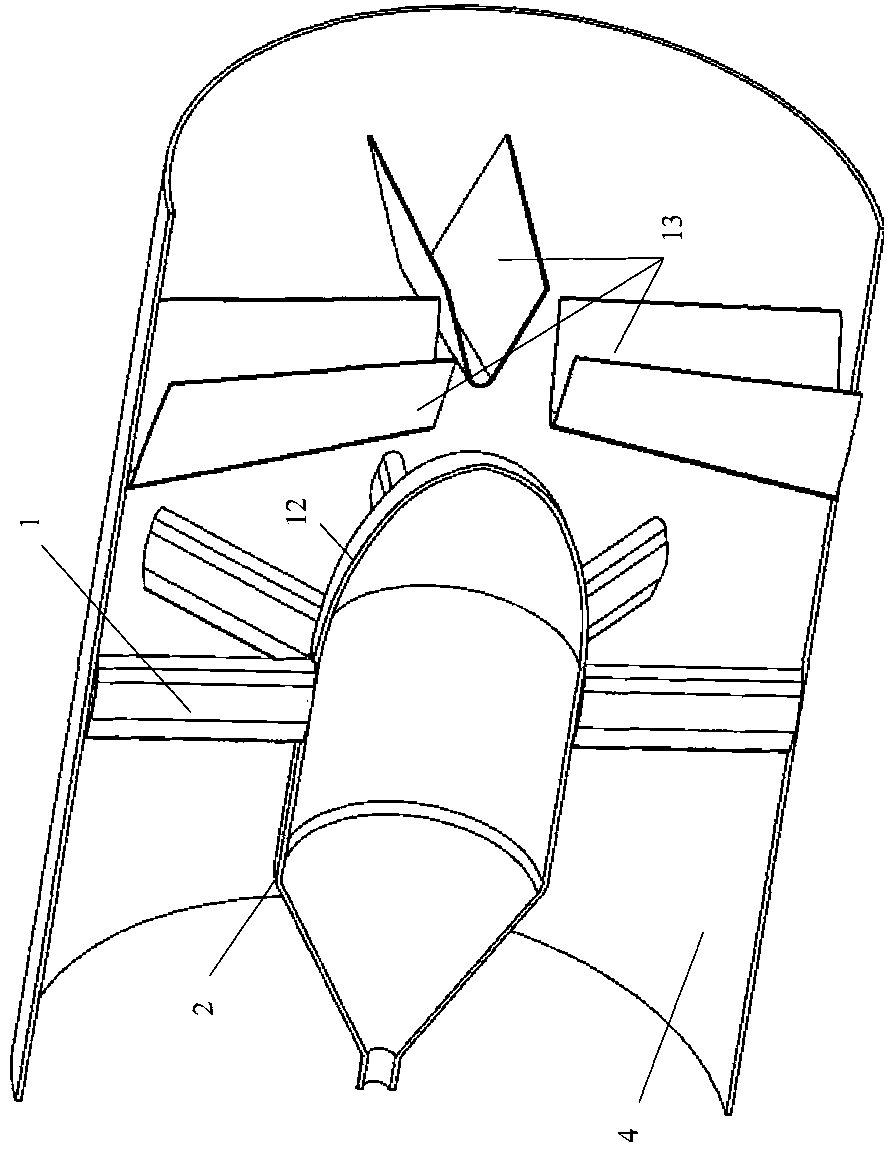 Flame stabilizer with jet injection