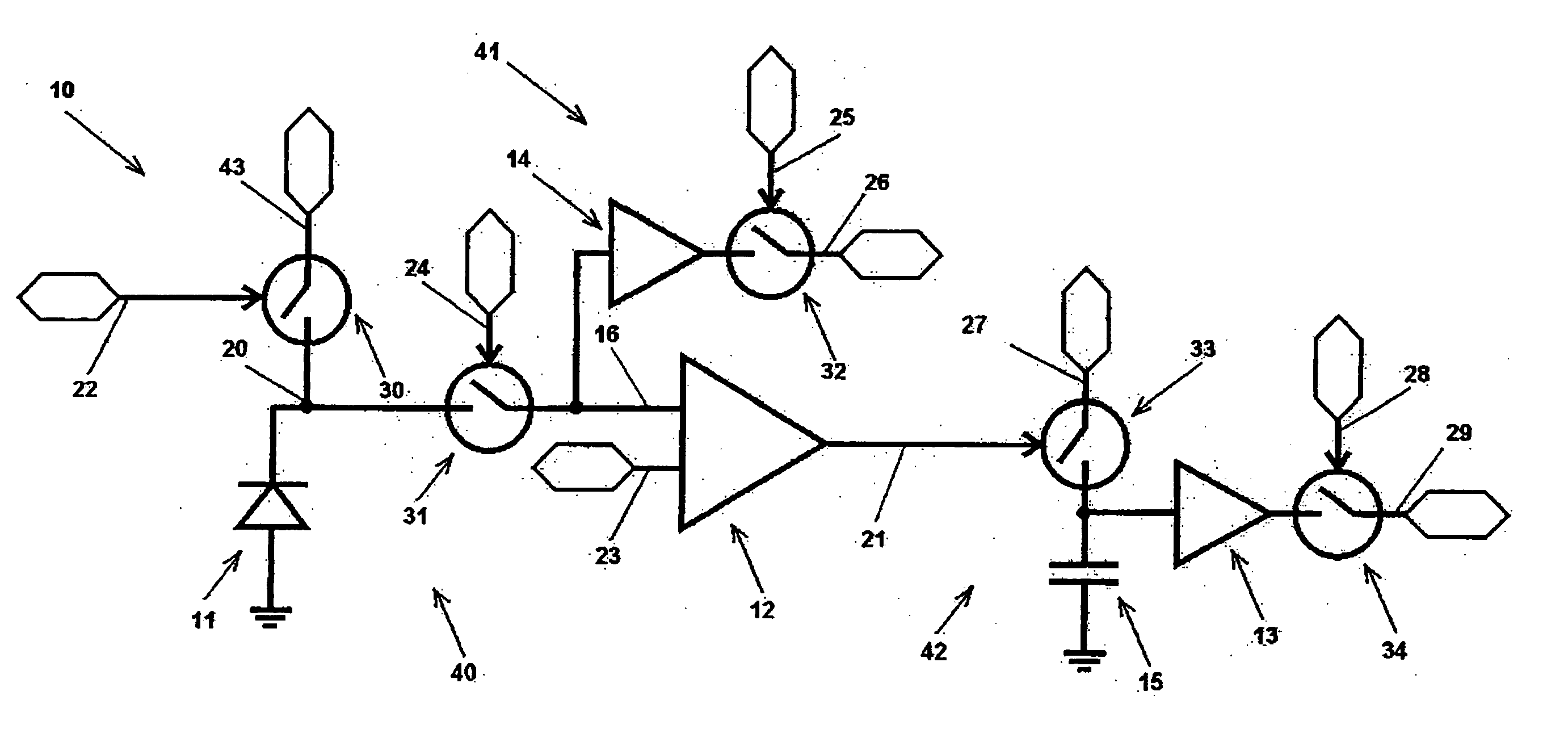 Photo-sensitive element for electro-optical sensors