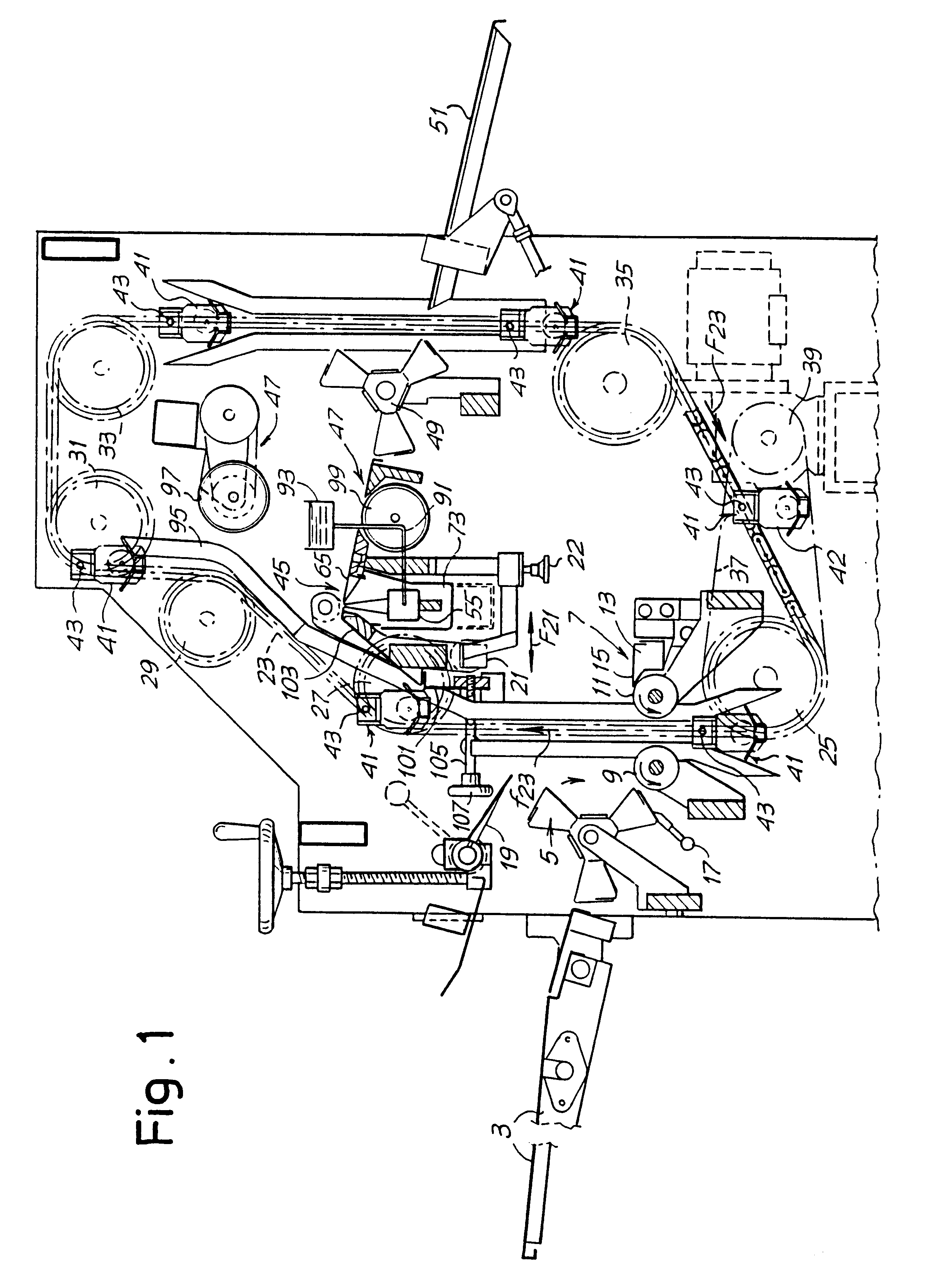 Apparatus for glueing the tail of a web to a log formed of the web material