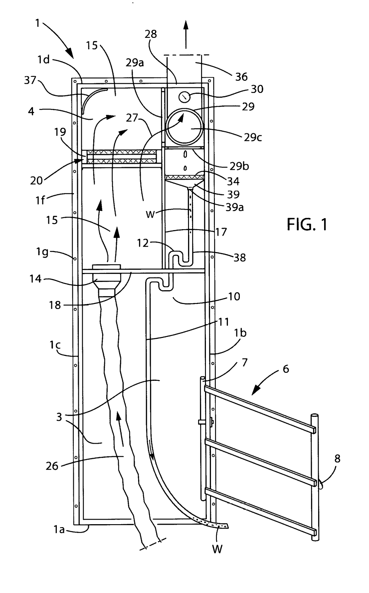 Condensate and lint separator within a gaseous fluid exhaust system of a clothes dryer