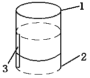 Nested easily adjusted cylindrical lithium battery thermal runaway experimental platform