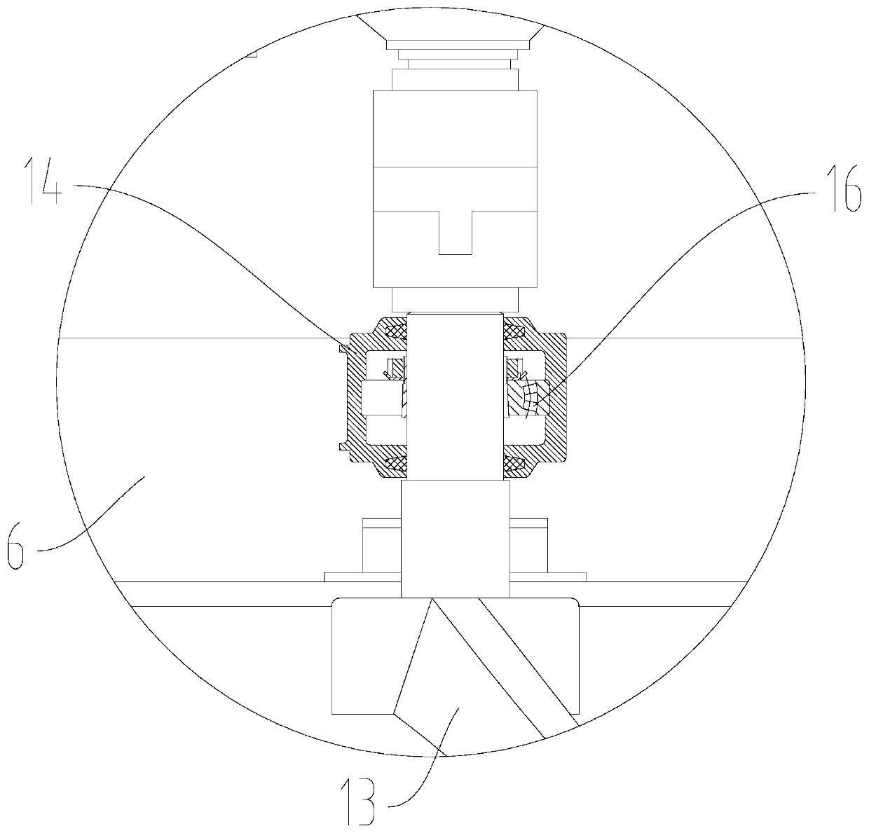 Cleaning paste blending device