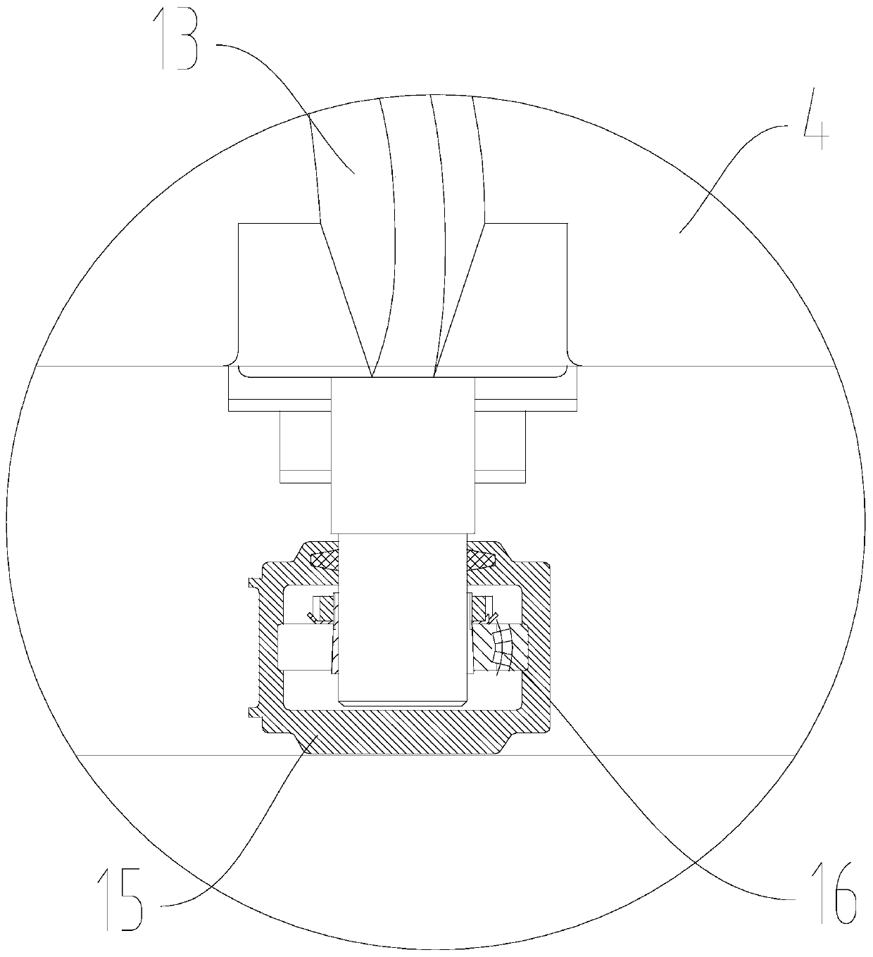 Cleaning paste blending device