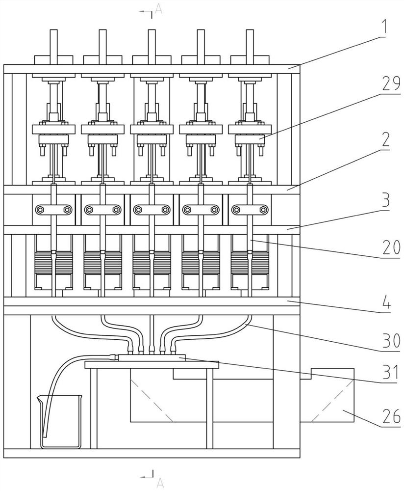 Integrated multi-channel injection device suitable for microfluidic device