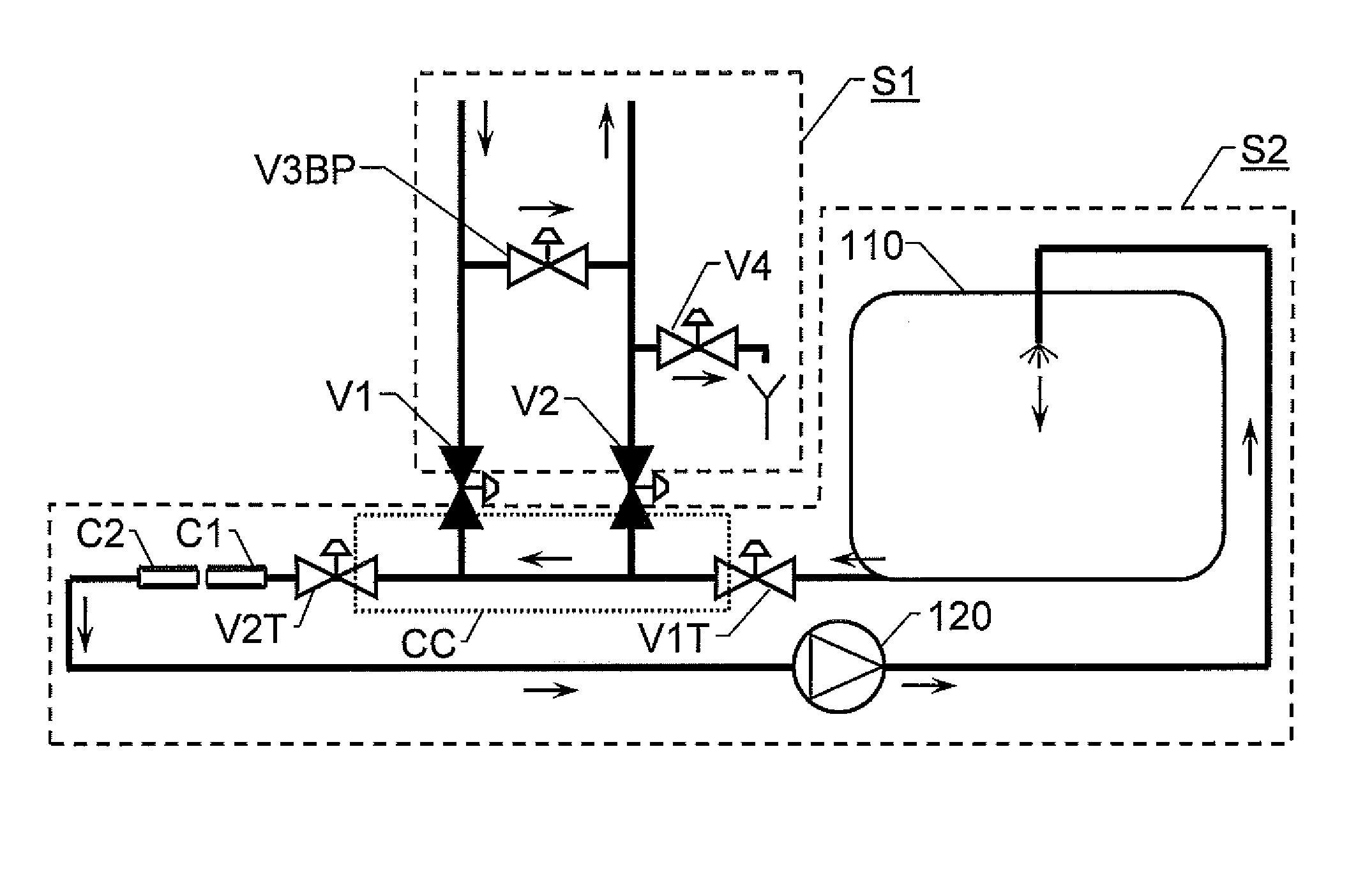 Independent cleaning of interfaces between separable fluid systems