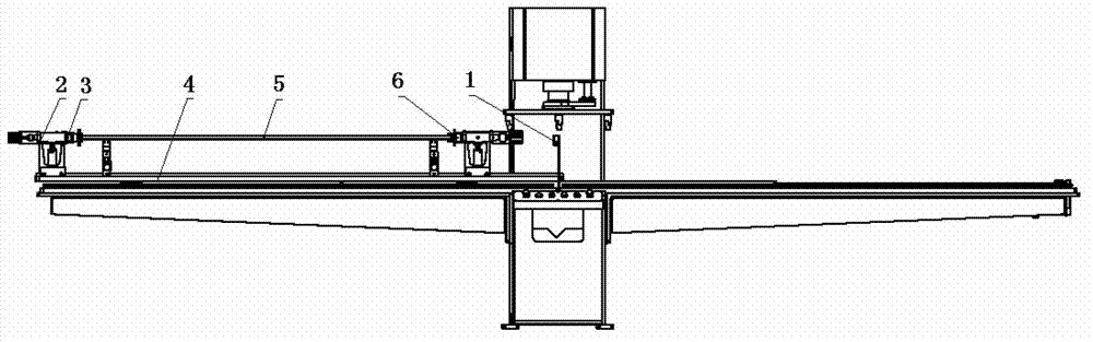 Non-contact straightening point confirming method for straightness of rectangular-section long-rail work piece