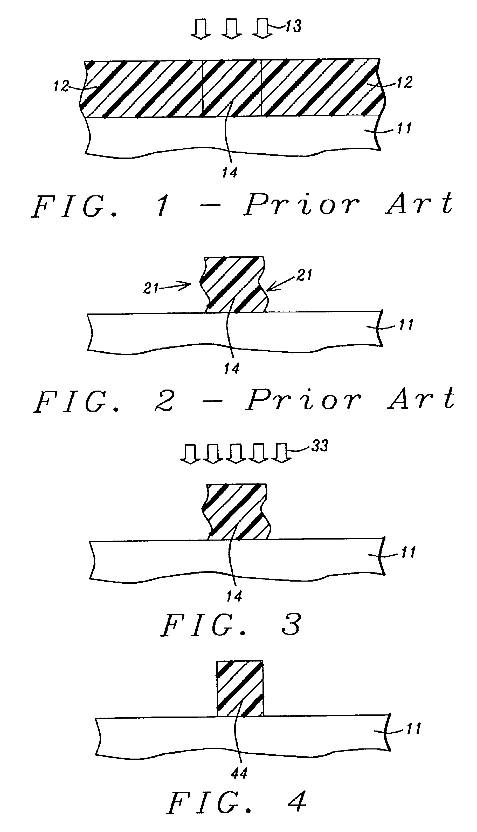 Method to form reduced dimension pattern with good edge roughness