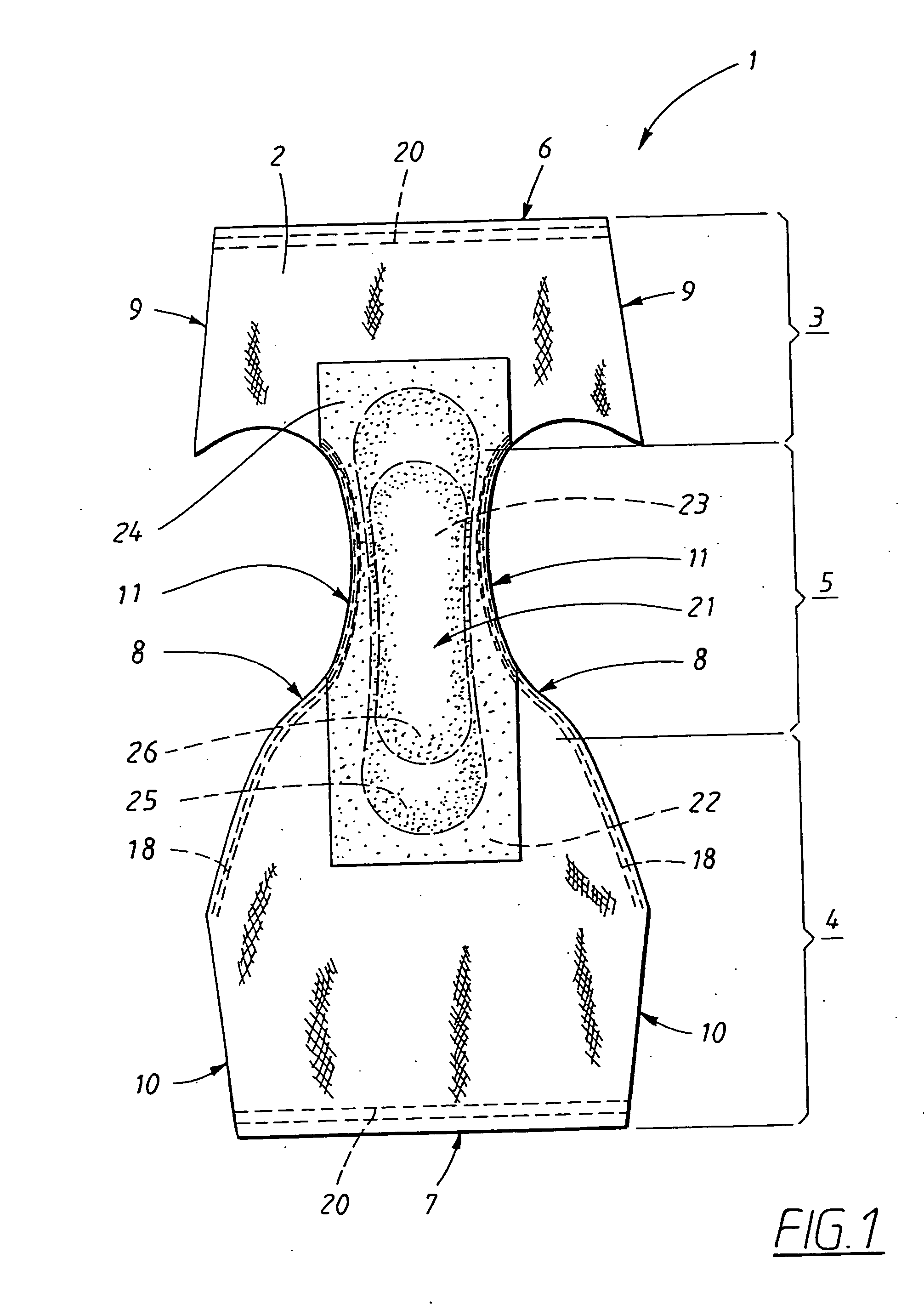 Pant-shaped article with improved fit