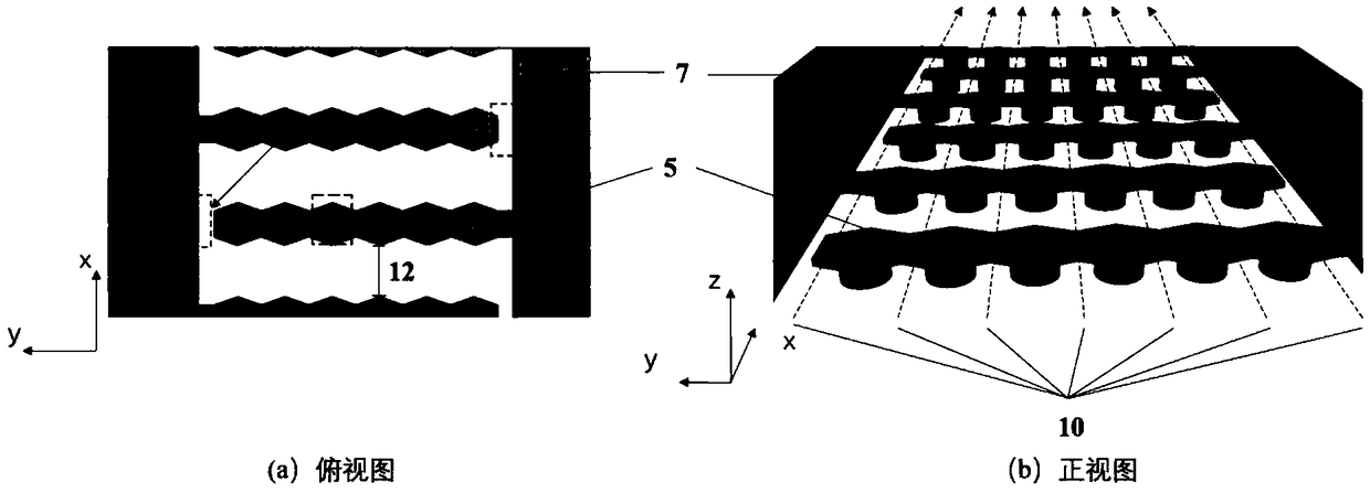 Dielectrophoresis micro-fluidic chip for selecting and focusing cells as well as alignment-free microprocessing method thereof