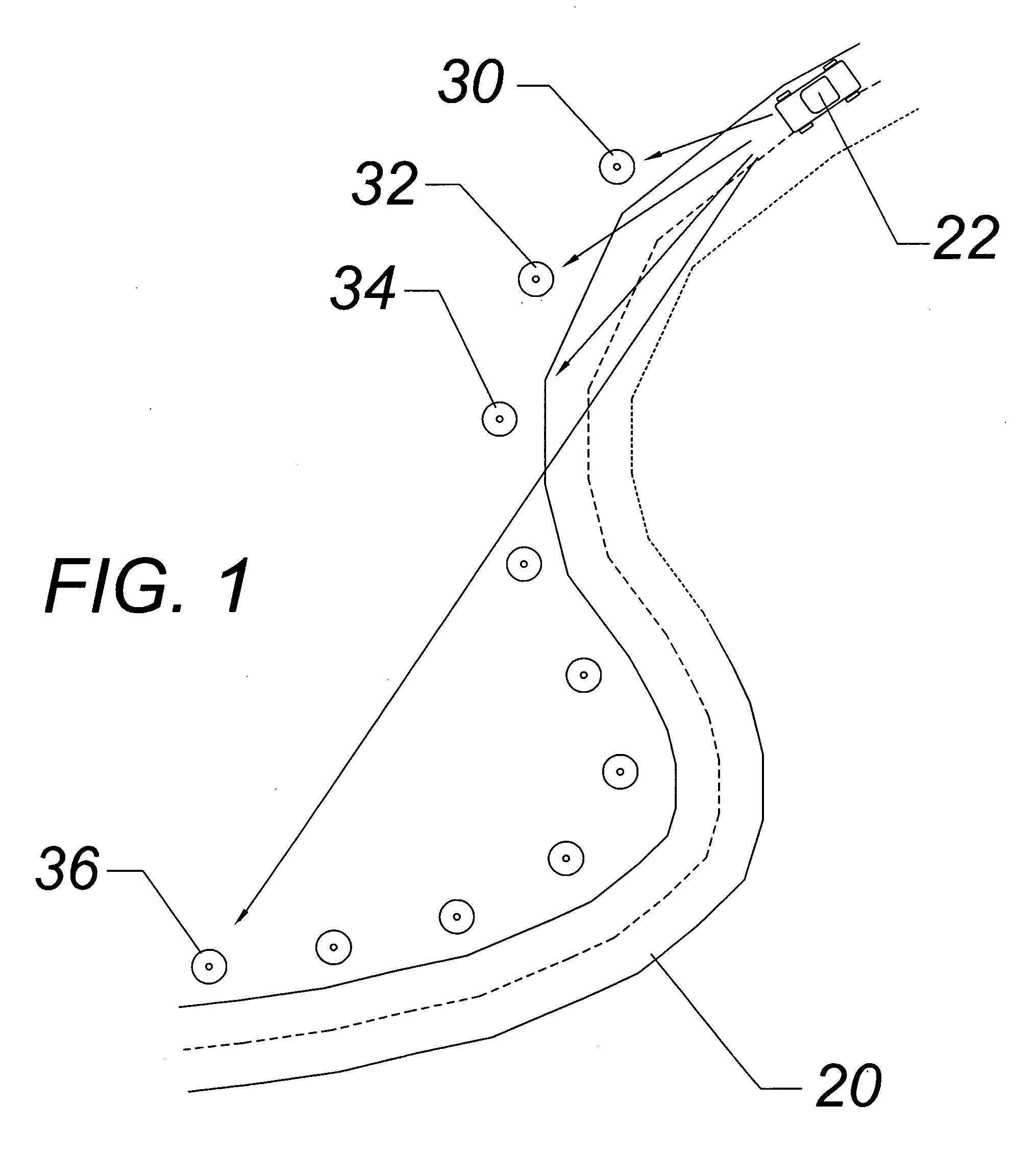 Sequenced vehicular traffic guiding system