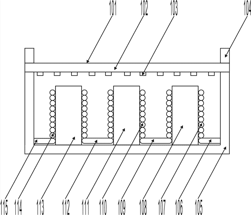 Layout method of voice coil groups of moving-iron headset