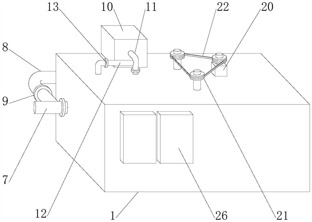 Thermo-sensitive paper production pollution treatment device and use method thereof