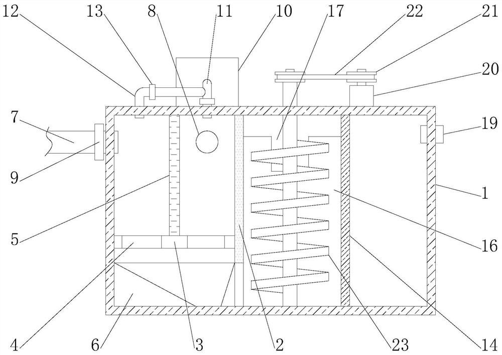 Thermo-sensitive paper production pollution treatment device and use method thereof