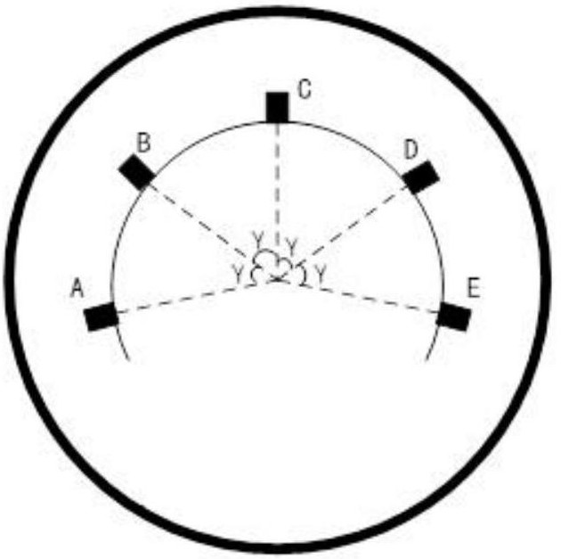 Operation track planning method for TBM spraying and mixing system in steel arch area