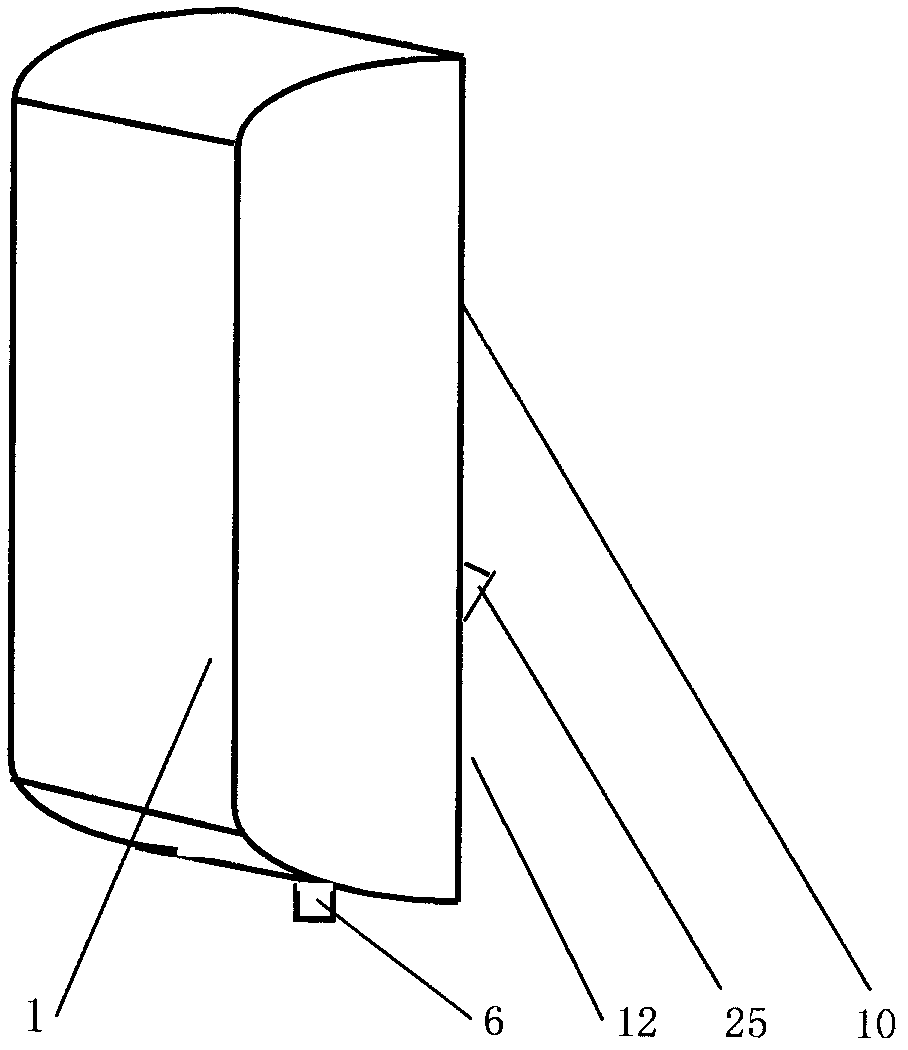 Sealed structure of mini-type electronic dehumidifying and cooling machine