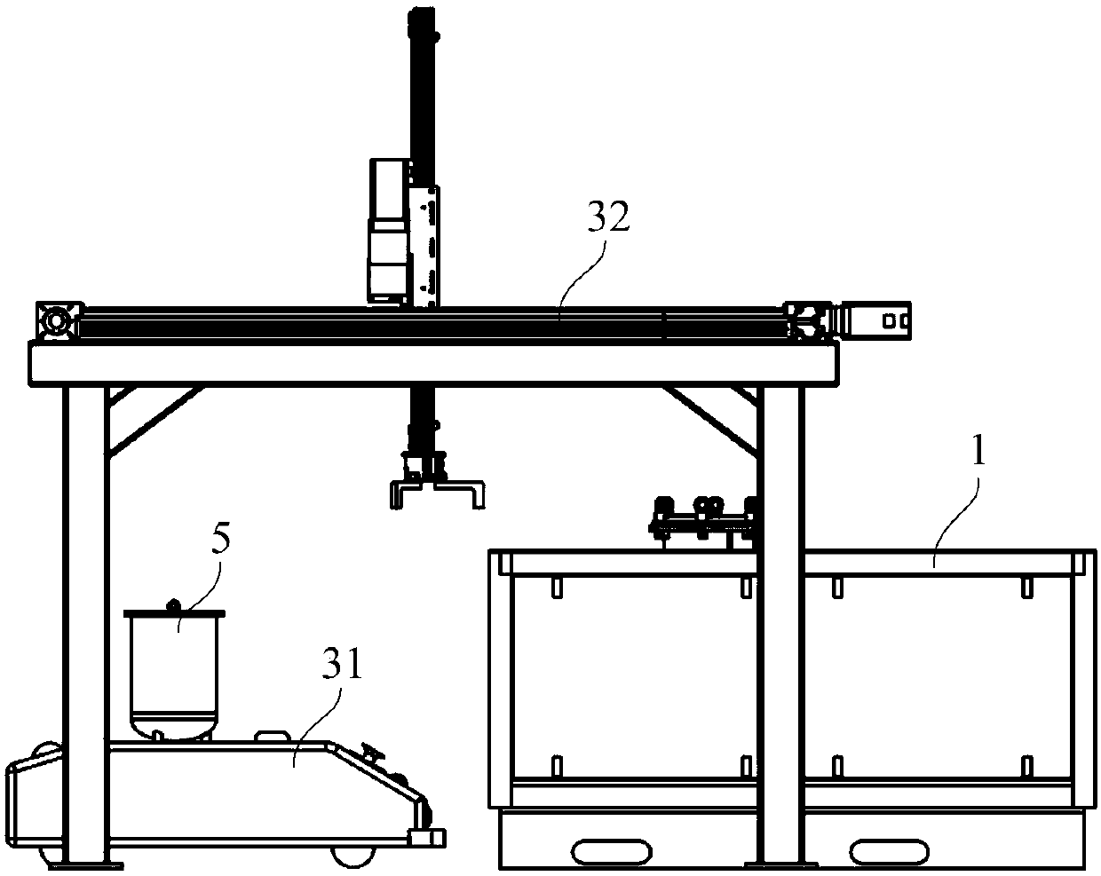 Explosive charging system and method