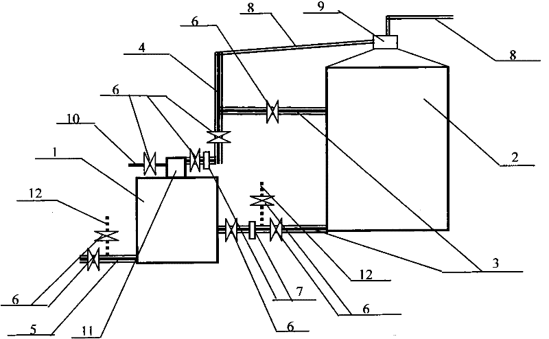 Method and device for dump processing of digestion sludge