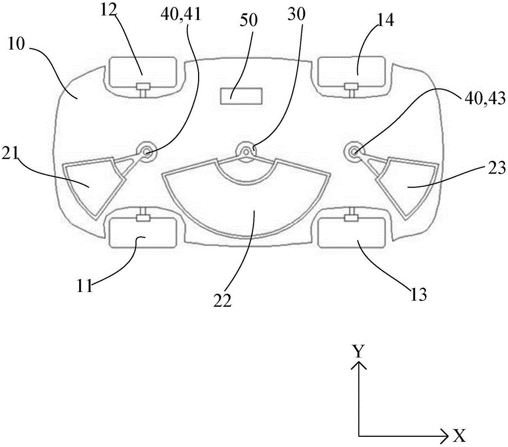 A device for changing the center of gravity of a car