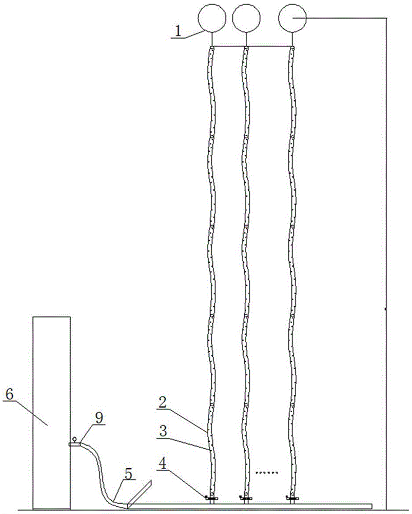 Collection treatment method and device for fugitive emission particulate matters