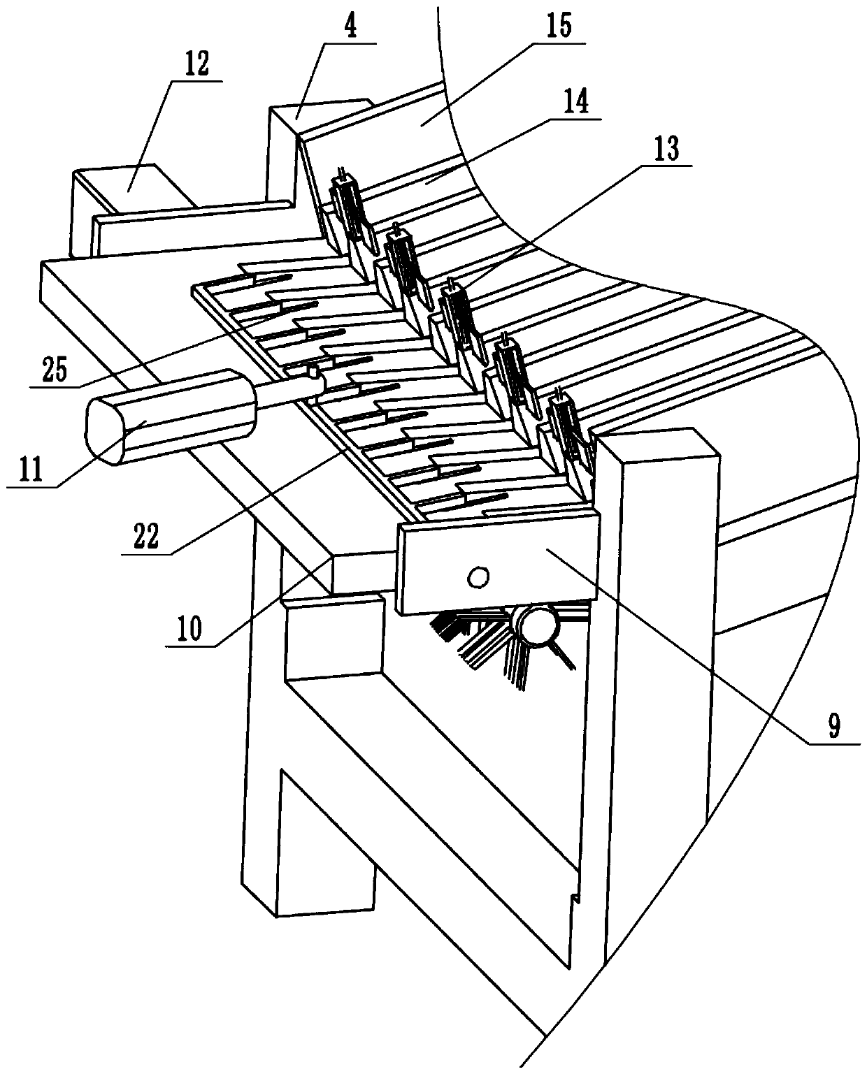 A taper screw tail removal device