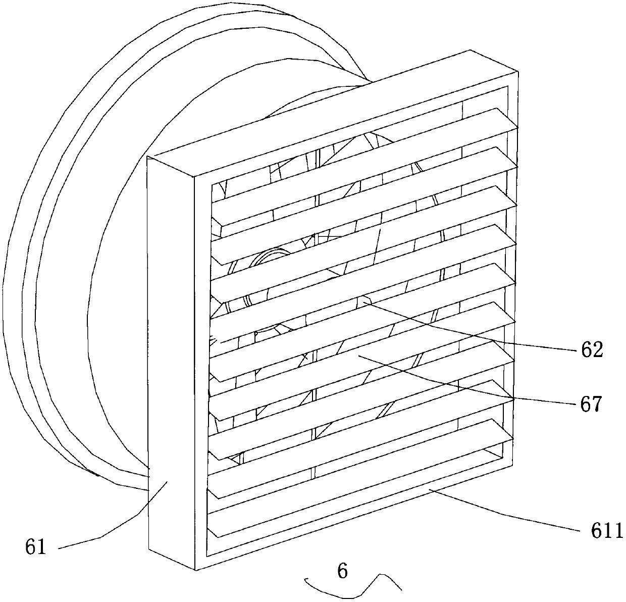 Negative-pressure fan