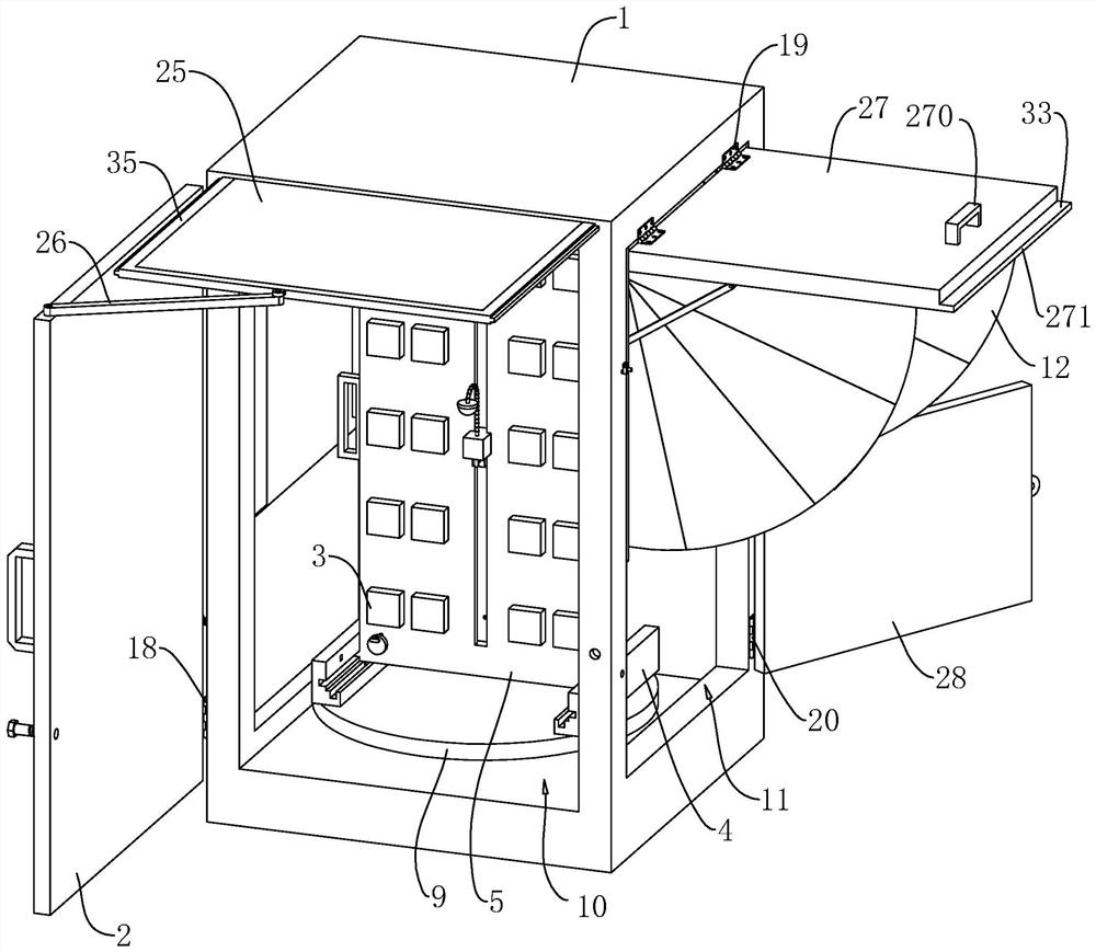 Power distribution cabinet convenient to maintain