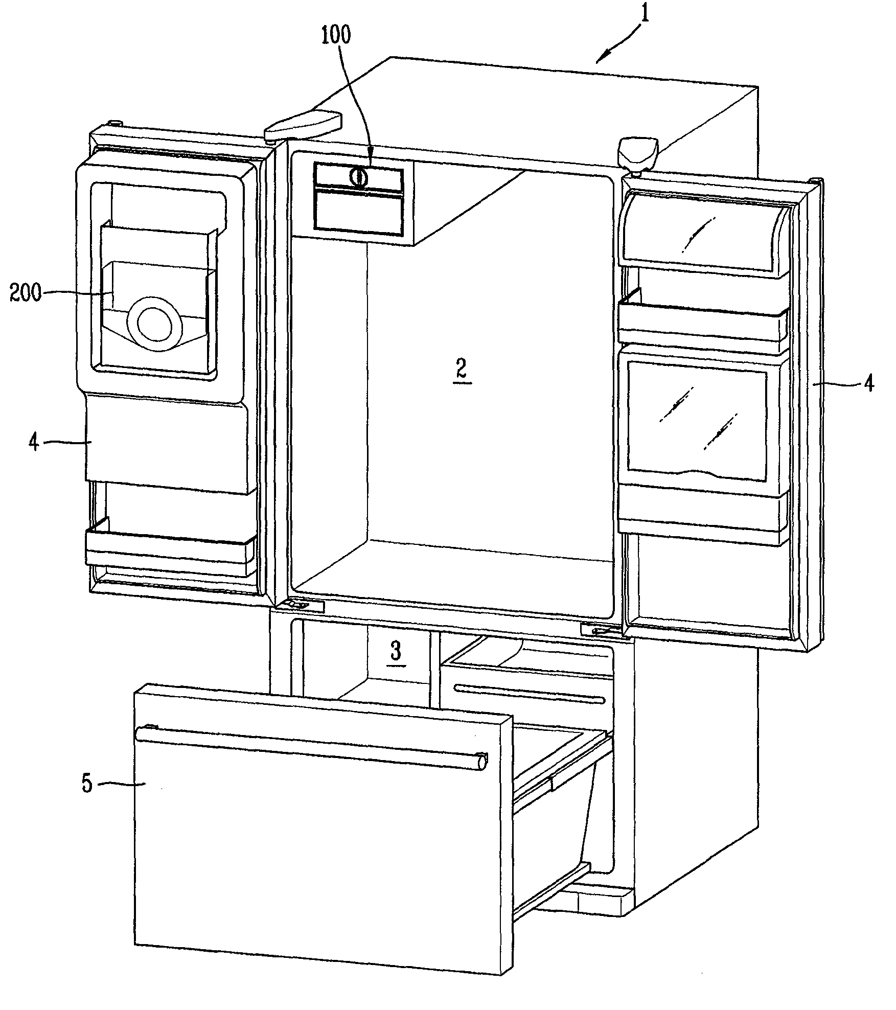 Ice maker for refrigerator