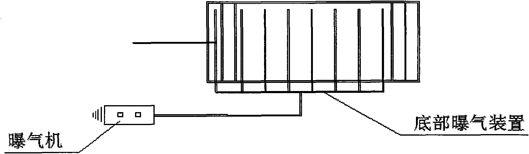 Subsurface flow constructed wetland system of secondary effluent from sewage treatment plant and application thereof