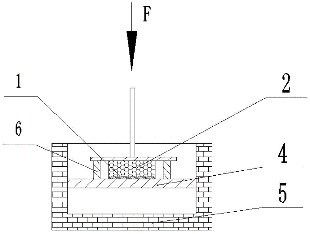 Interface metallurgical bonding aluminum foam slab and preparation method thereof