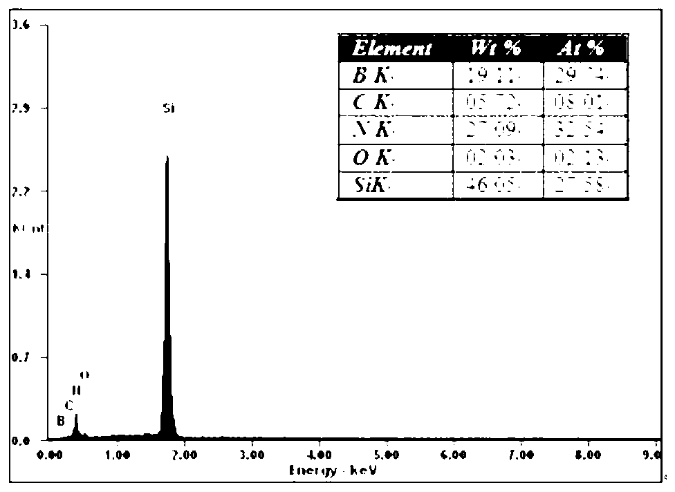 Chemical vapor deposition method of Si-B-C-N amorphous ceramic