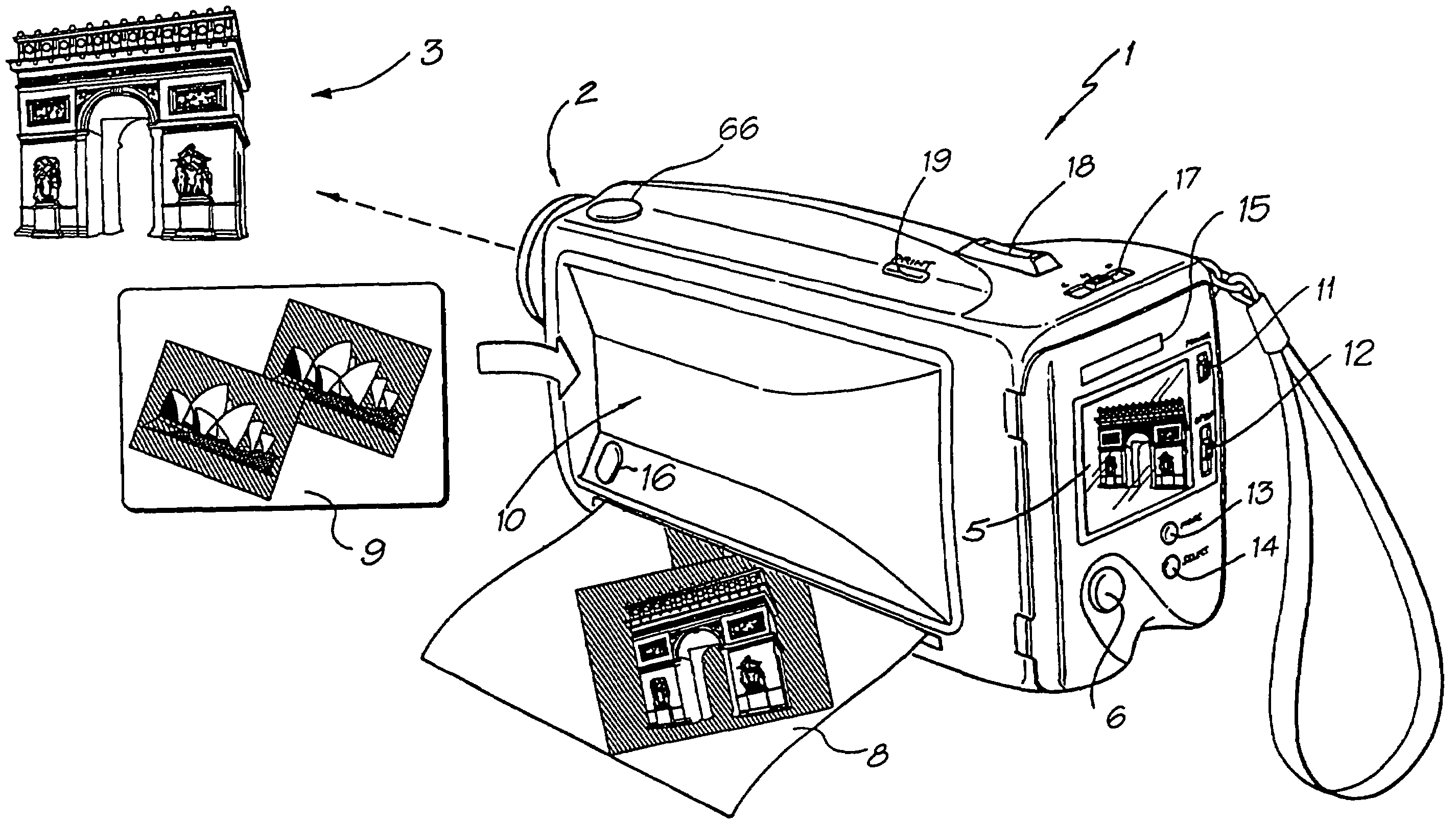 Image sensing apparatus including a microcontroller