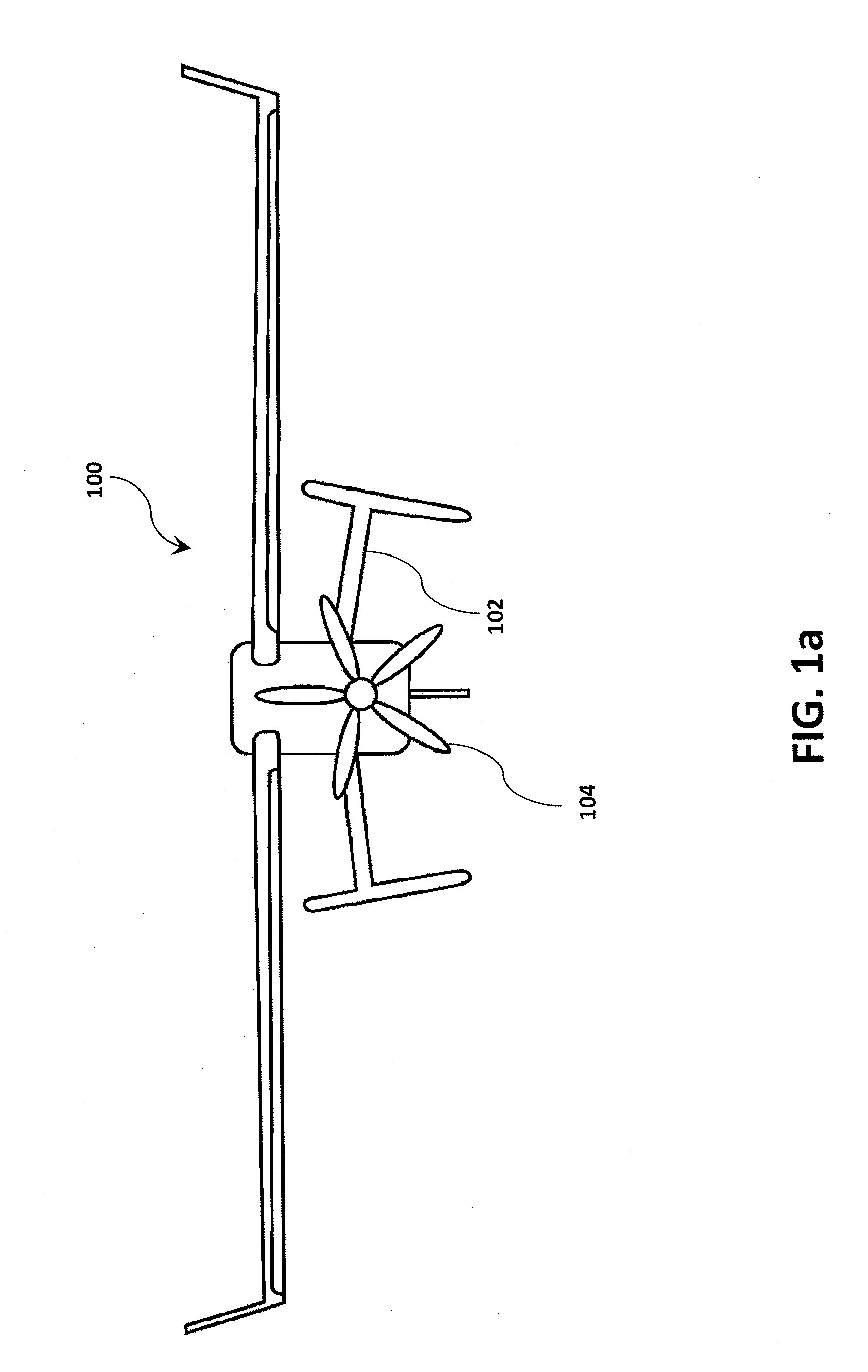 System and method for reducing the noise of pusher type aircraft propellers