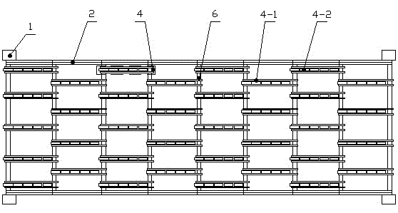 Retractable conveying device