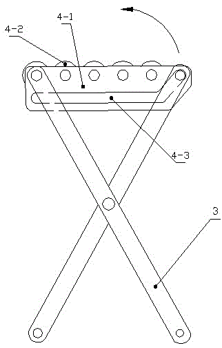 Retractable conveying device