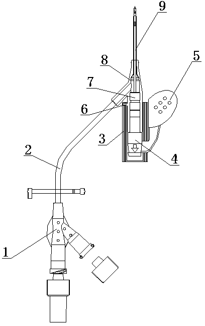 Indwelling needle