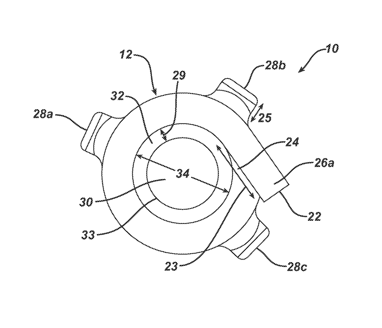 Device and method for the application of a curable fluid composition to a bodily organ