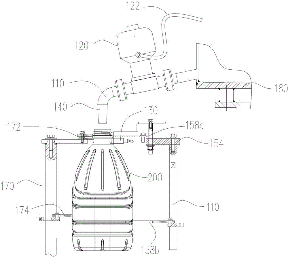 Quantitative filling device and quantitative filling method