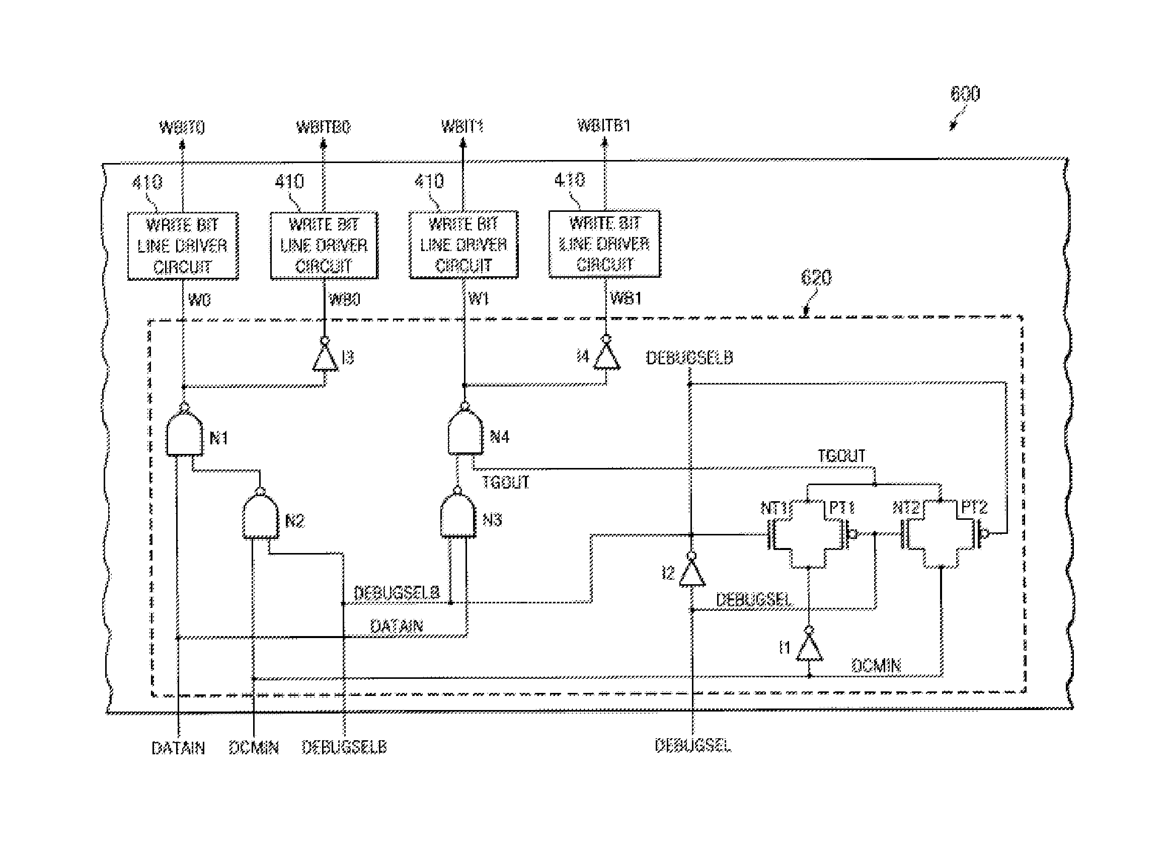 Array fault testing approach for TCAMs