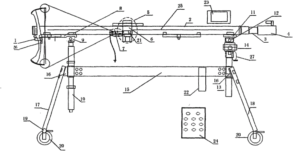 Bow and arrow testing machine