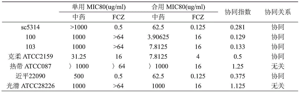 Applications of traditional Chinese medicine sanguisorba officinalis in preparing antifungal drug synergist