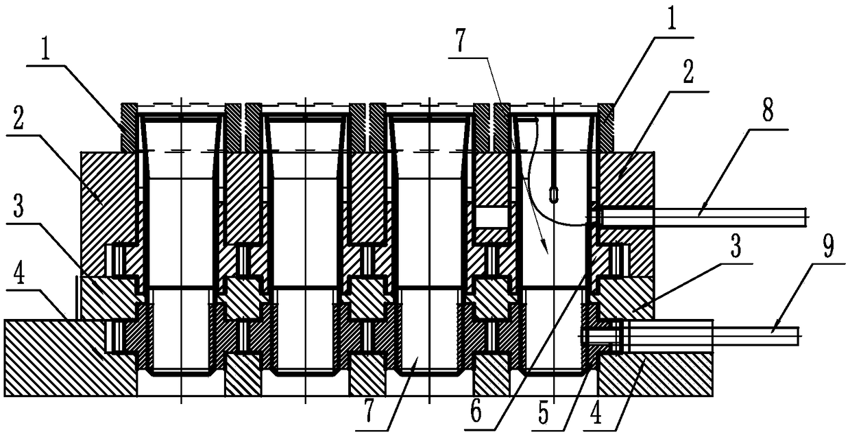 Multi-piece rotation type equal-indexing machining workpiece overall clamping and rotating machining fixture