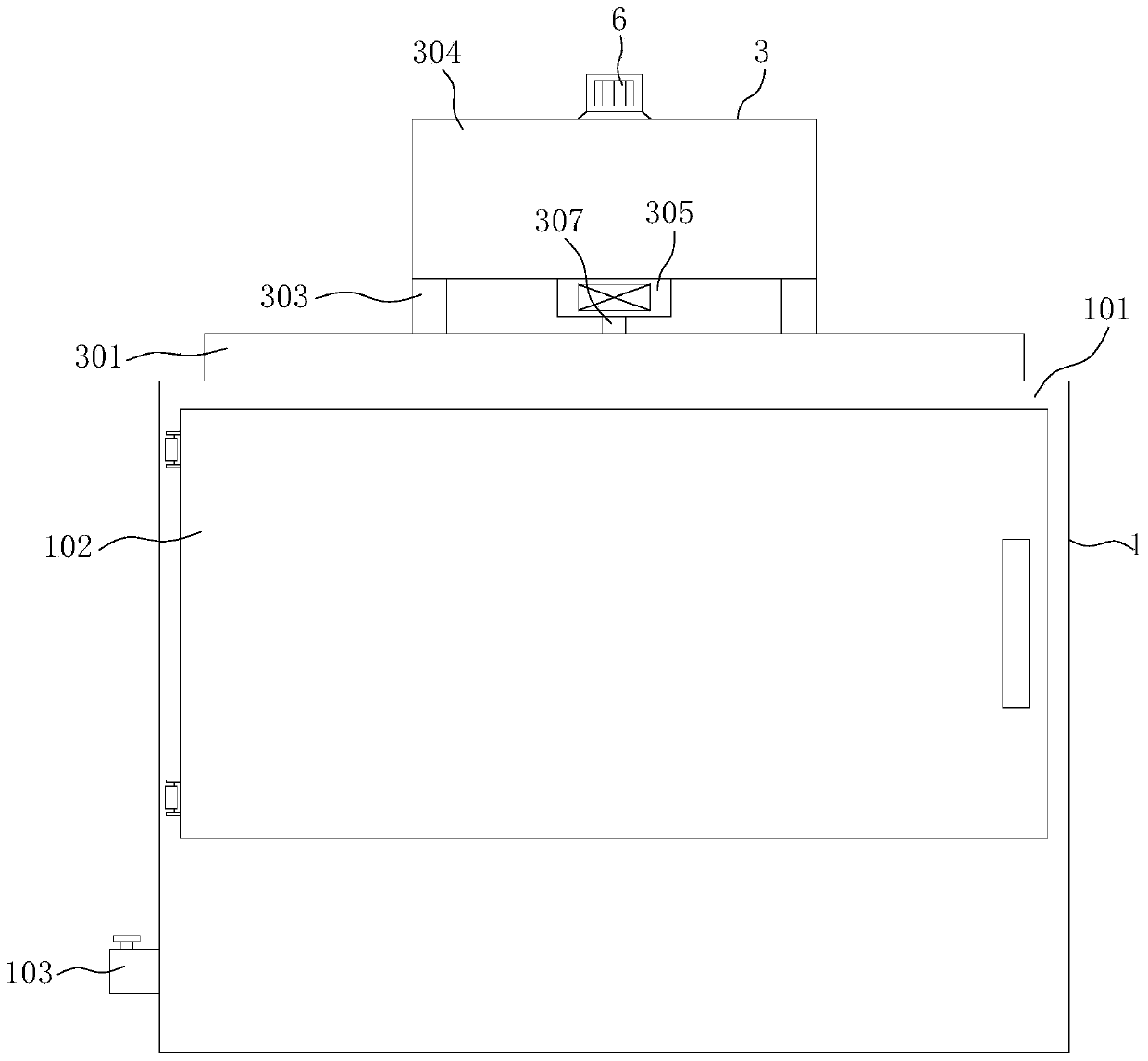 Biomedical sterilization and disinfection tank