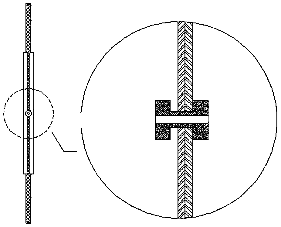 A pollen suspension velocity measuring device