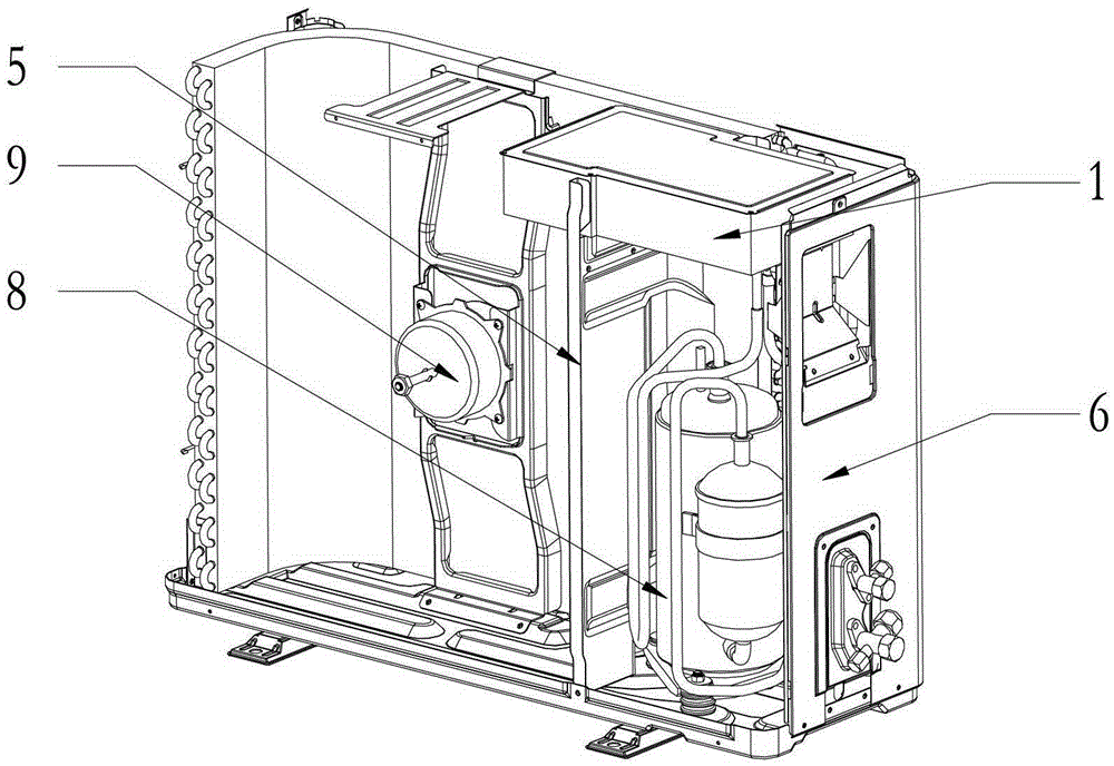 A split type explosion-proof air conditioner