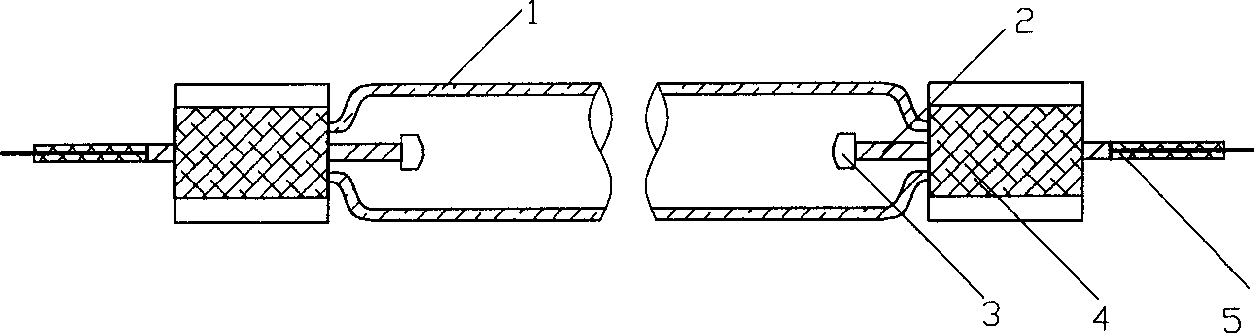 Silex glass tube pulse xenon light with high power composite function