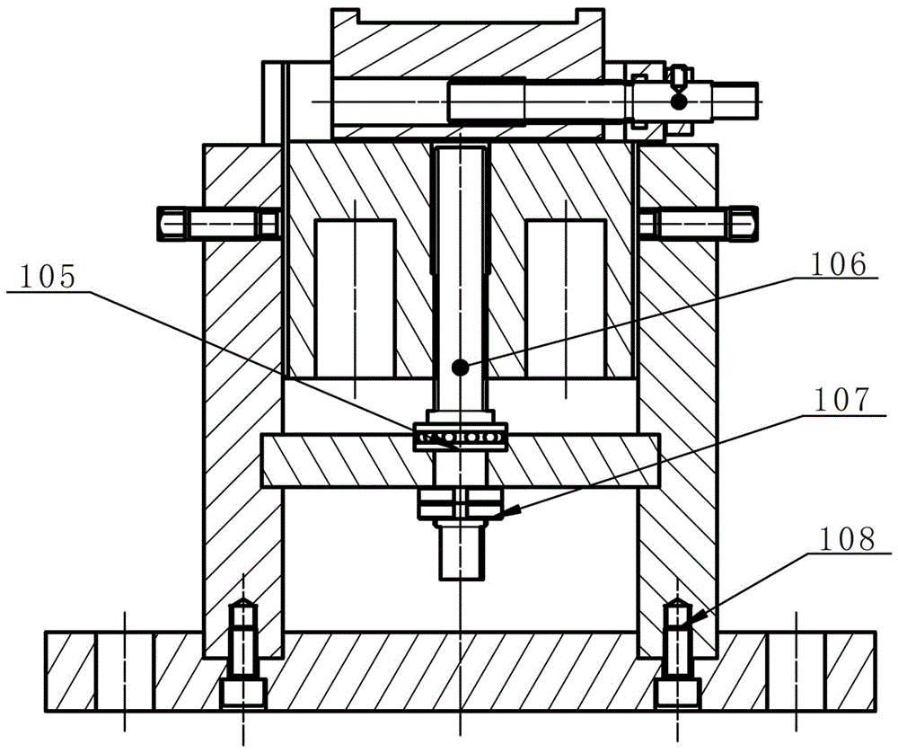 Straightness detection device for inner hole of spindle storing drum