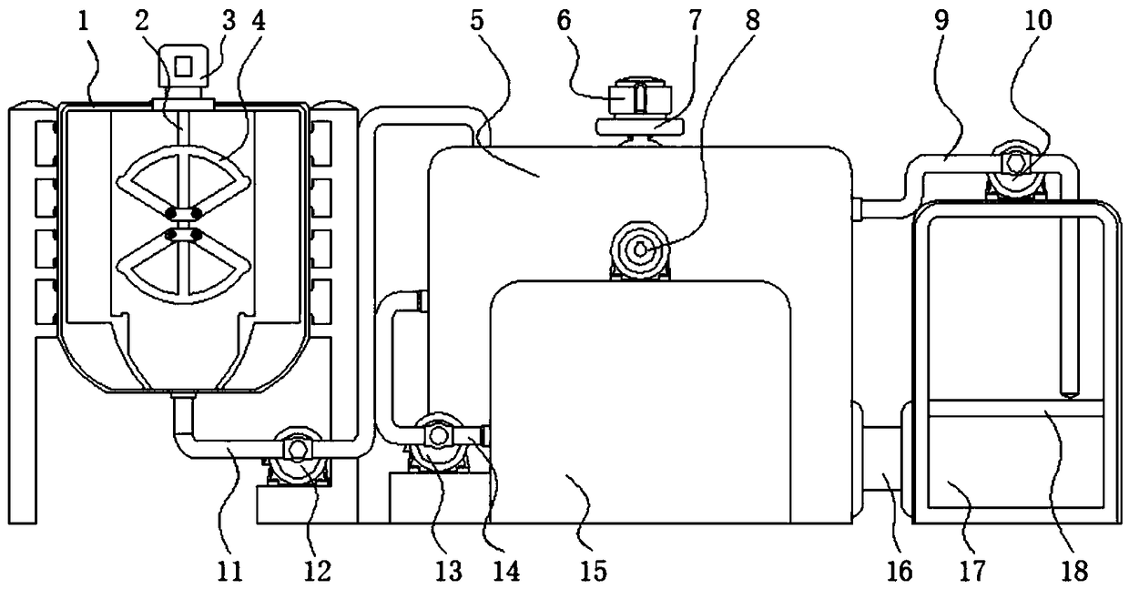 Sewage recovery and transportation device for biochemical sewage treatment tank